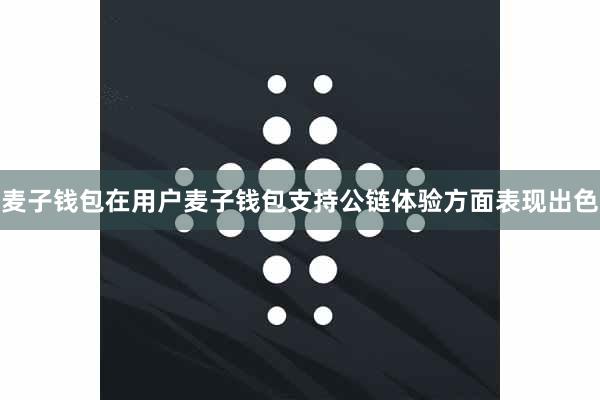 麦子钱包在用户麦子钱包支持公链体验方面表现出色